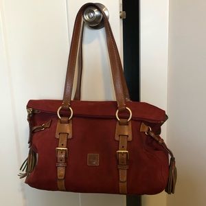 Dooney & Bourke Suede Florentine Satchel - Large